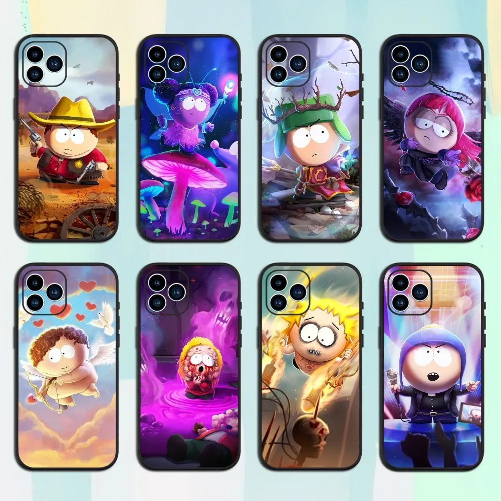 Funny S-South-Park Cute Phone Case For Samsung Galaxy A73 A54 A13 A33 A53 A32 A52S Soft Cover