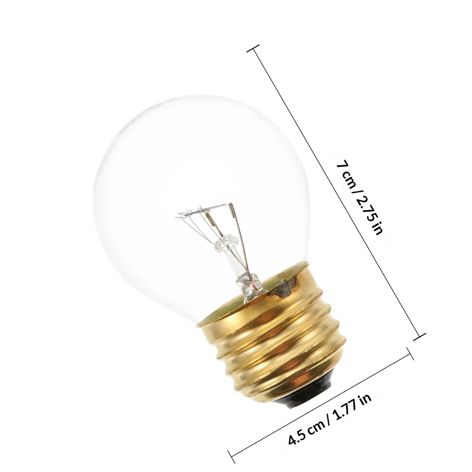 2Pcs E26 LED Bulb for Refrigerator, Oven, Microwave – Heat Resistant, Compact, Bright, High-Quality Wall Light