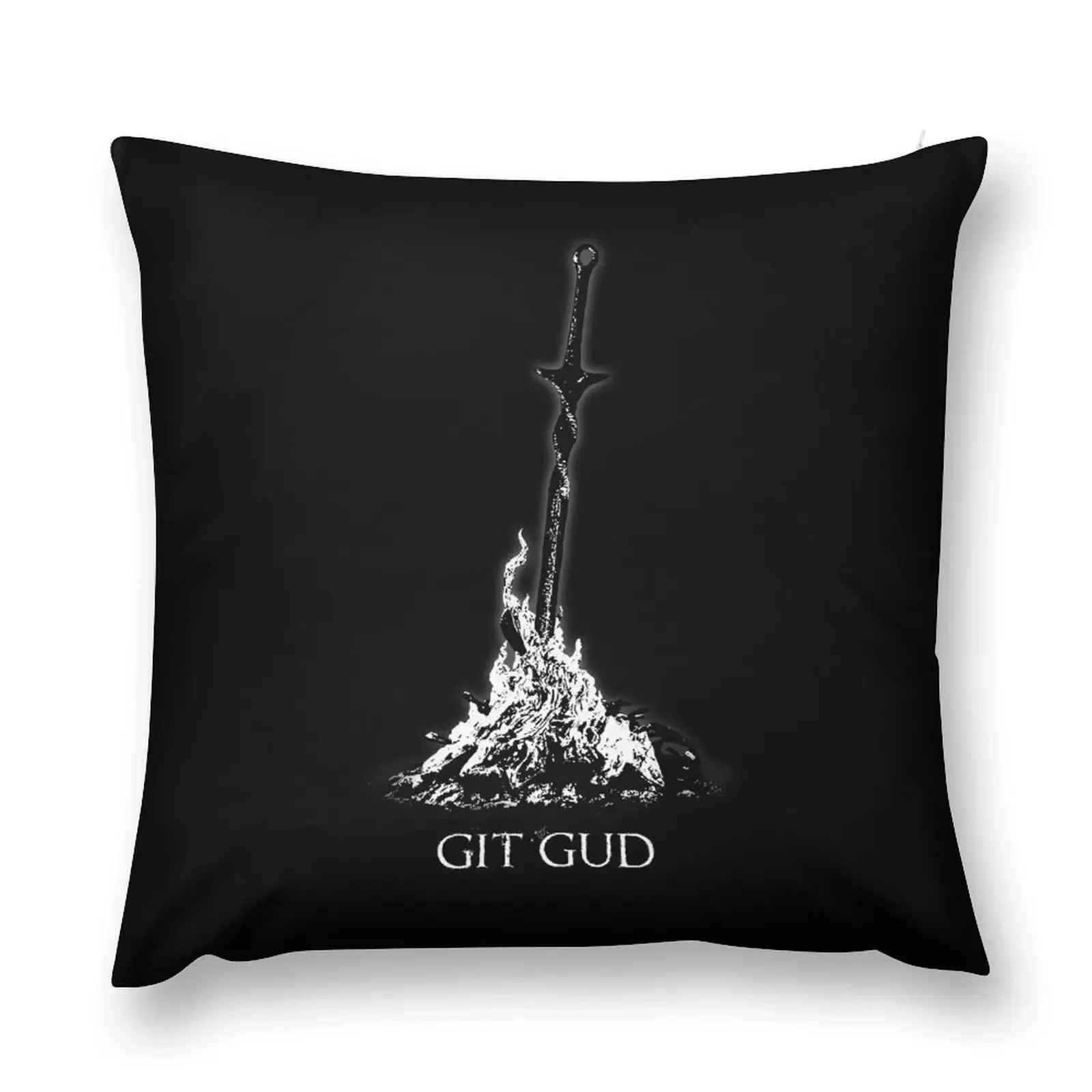 

Git Gud bonfire Throw Pillow pillow cover luxury Christmas Pillows Decorative Cushions pillow