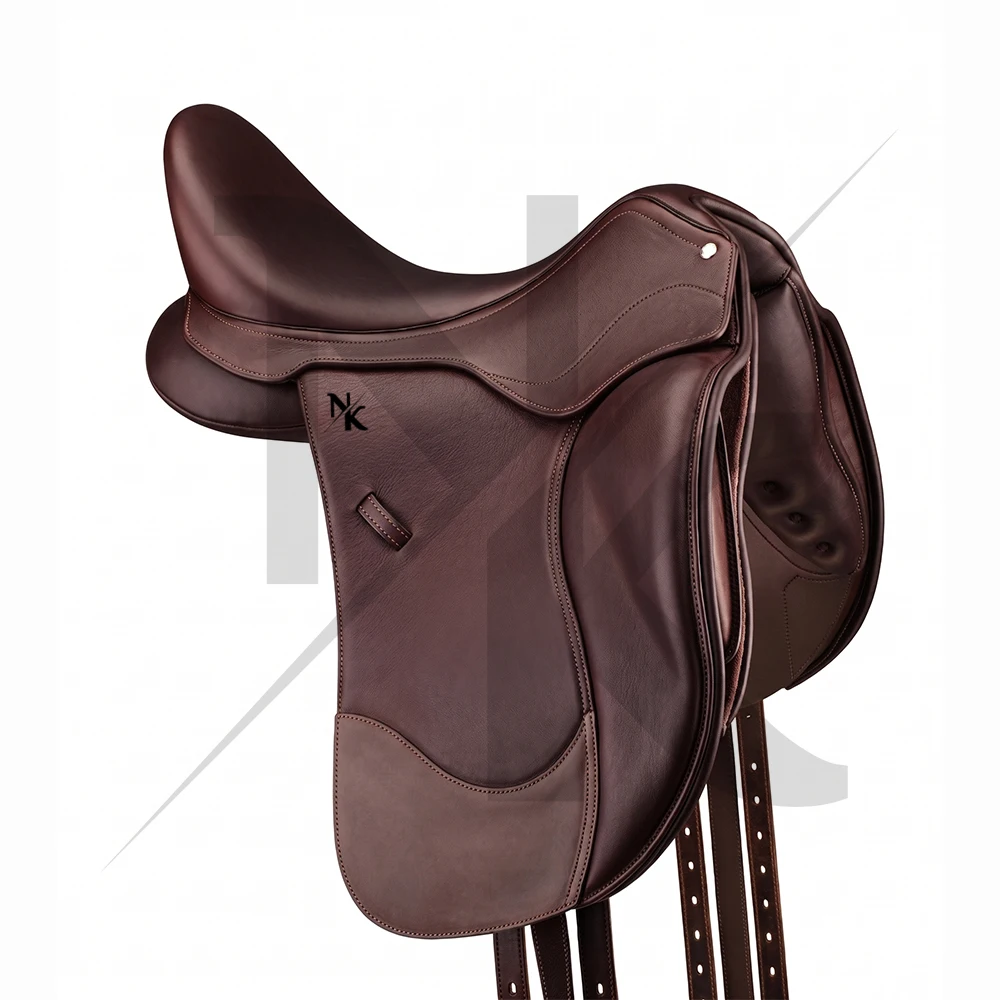 Professional Soft Natural Leather Equestrian Equipment Custom Equestrian Saddle British Saddle