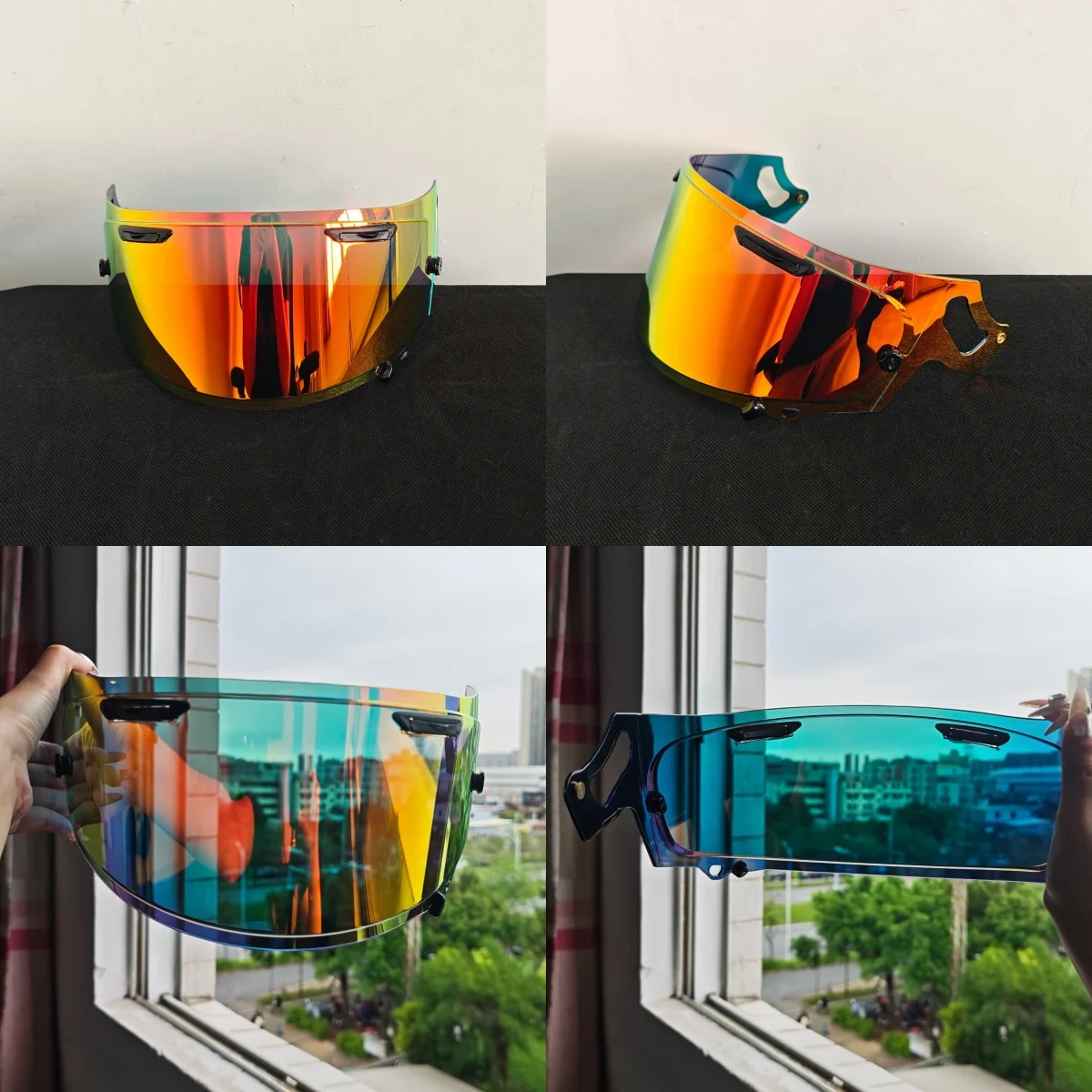VAS-V Visor for ARAI RX7X,RX7V,NEO,XD,Regent-X,VAS-V MAX Vision,Corsair-X Shield UV Protection Helmet Lens Visiera Casco