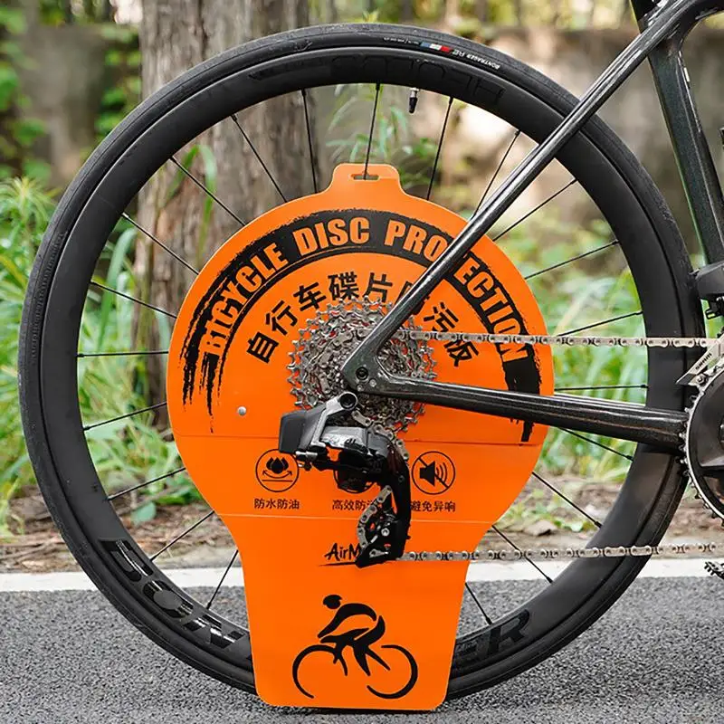 

1PC Bike Washing Cover Bicycle Disc Brake Cleaning Anti Oil Protective Cover Oil Proof Baffle Cleaning Tool for Road Bike