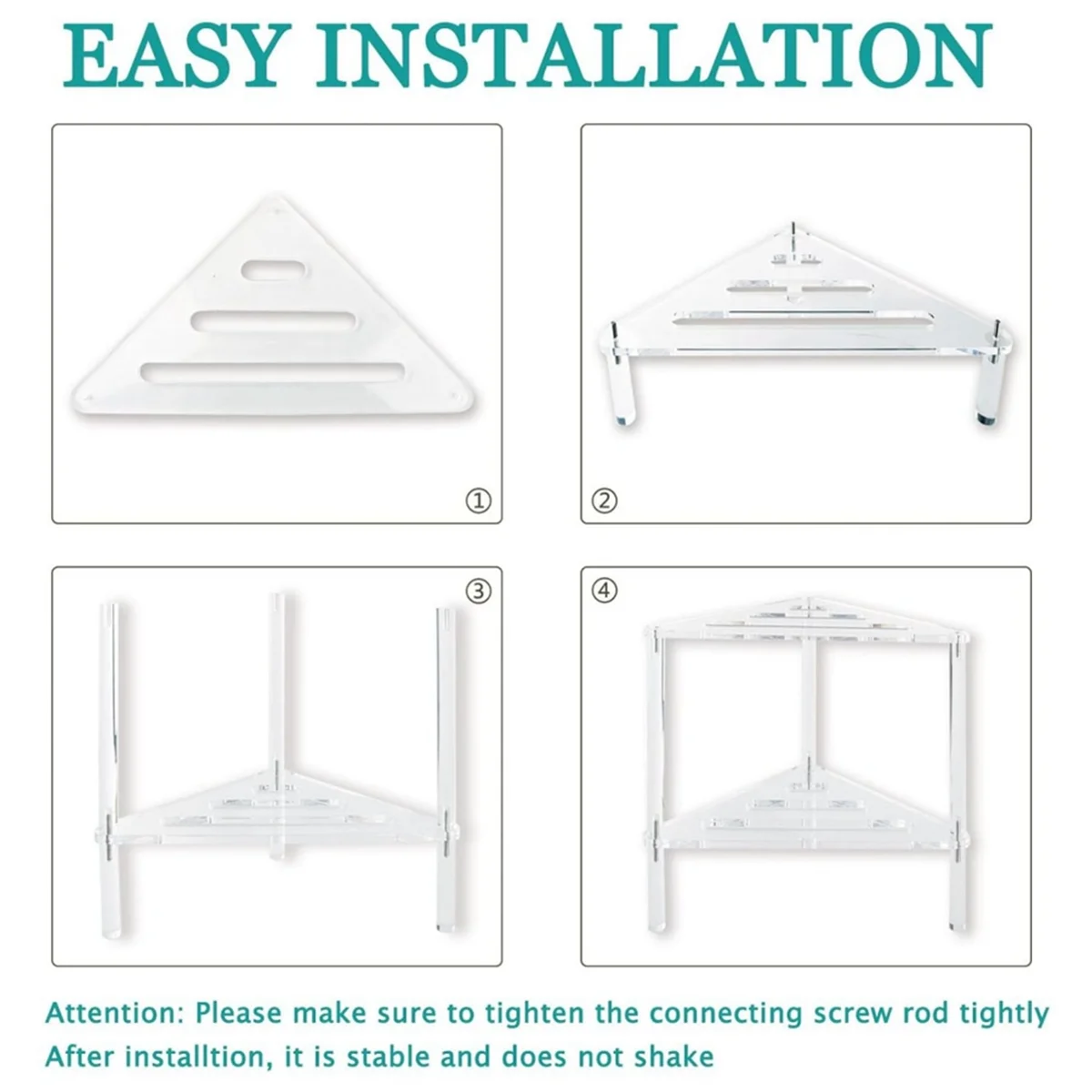 

A002 Акриловая скамья для душа, 12 дюймов D X 12 дюймов Ш X 12 дюймов В, сверхмощная емкость 50 фунтов, водонепроницаемая, нескользящая, с полкой для хранения