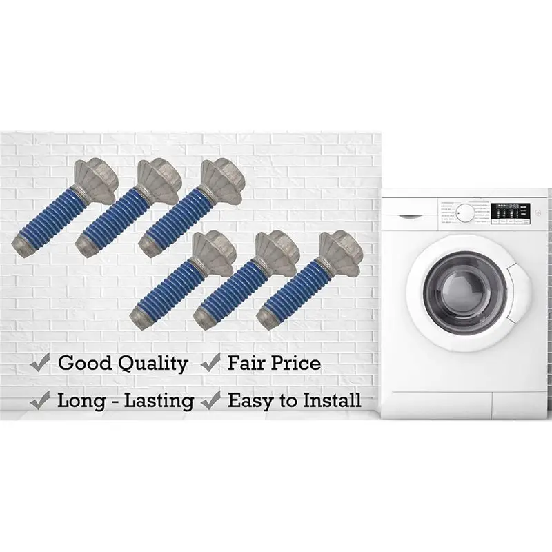 A22I 6 PCS Washing Machine Spider Hex Bolt DC60-40137A 592-49376 592-49396