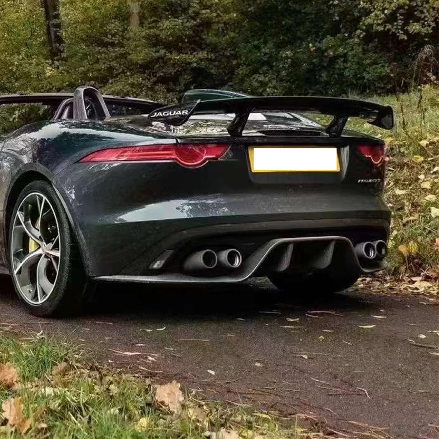 For Jaguar FTYPE Carbon fiber Diffuser rear bumper diffuser spoiler rear lip Shunt Car Accessories upgrade body kit - Image 6