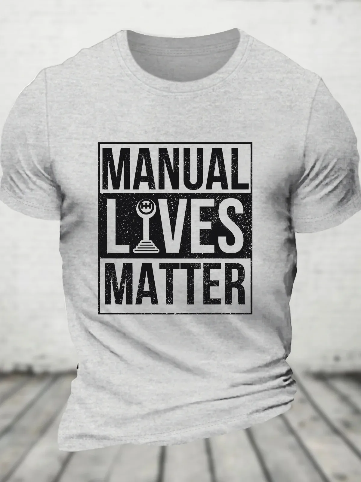 Manual Lives Matter - Manual Gear Shifting Cotton T-shirt