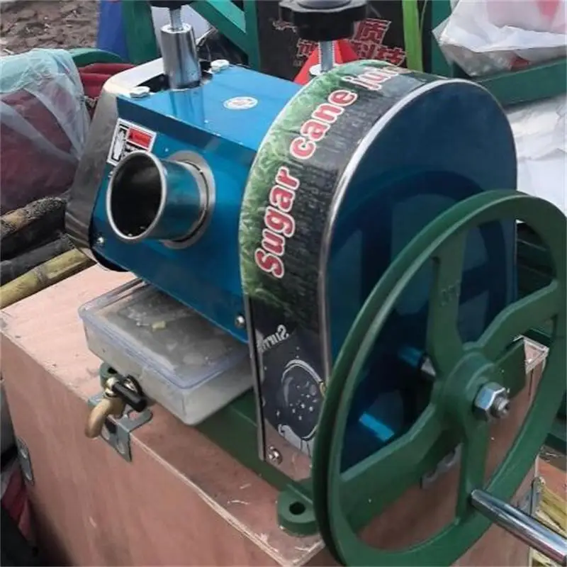 Máquina Manual comercial de jugo de caña de azúcar, Extractor de prensa de caña de azúcar comercial, exprimidor de jengibre de acero inoxidable