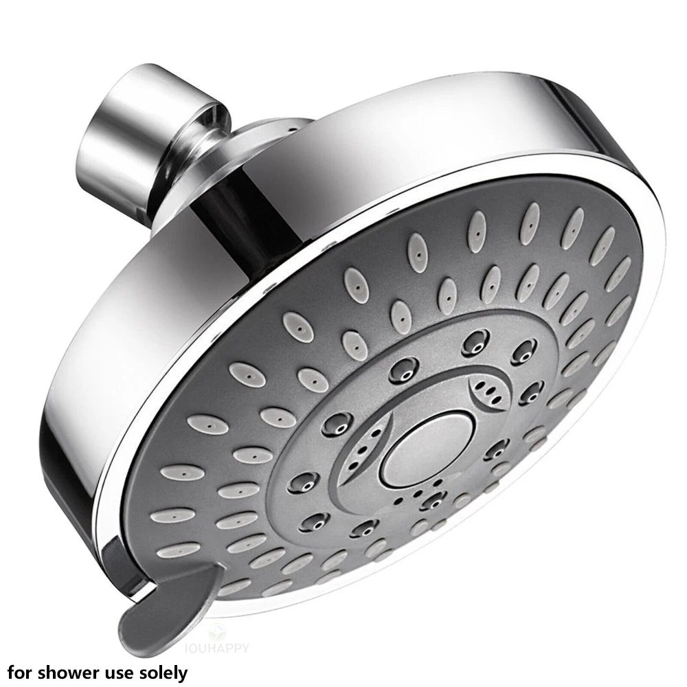 5 Modes High Pressure Shower Head 4Inch Sprayer Adjustable Rainfall Shower Head Sprayer Bathroom Fixture Faucet Replacement Part