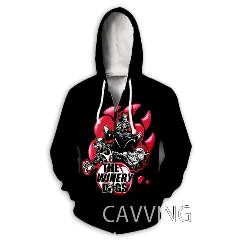 

New Fashion 3D Print THE Winery Dogs Zipper Hoodies Zip Up Hooded Sweatshirts Harajuku Hoodie Hip Hop Hoodies Sweatshirts