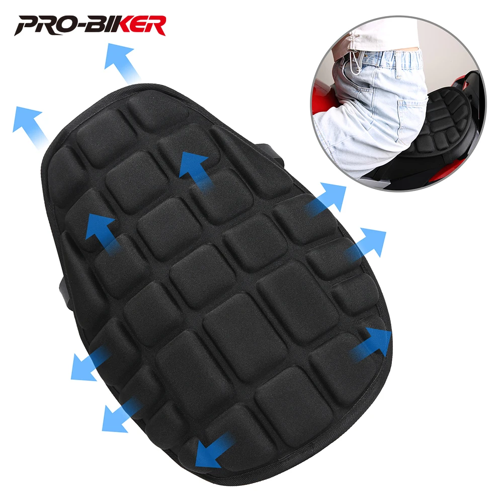 

New Motorcycle Seat Cushion Cover Universal Motorcycle Foam Soft Comfortable Cushion Pressure Relief Ride Seat Pad