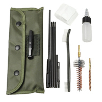 AR-15 / M16 Gun Cleaning Kit Universal Butt Stock Cleaning Kits For all M16 and AR15 Variants Tactical Rifle Gun Brushes Set