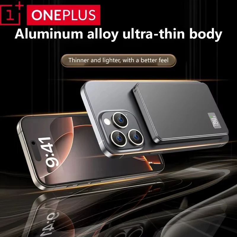 بنك طاقة لاسلكي مغناطيسي بقدرة 100000 مللي أمبير في الساعة من OnePlus PD22.5W بطارية خارجية محمولة سريعة الشحن لهاتف Magsafe لهاتف iPhone وسامسونج #2