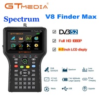 GTMEDIA V8 Finder max Satellite Finder DVB-S/S2/S2X H.264/H.265 (8 bit) Satellite Signal  meter DVB-S/S2/S2X H.265 ACM