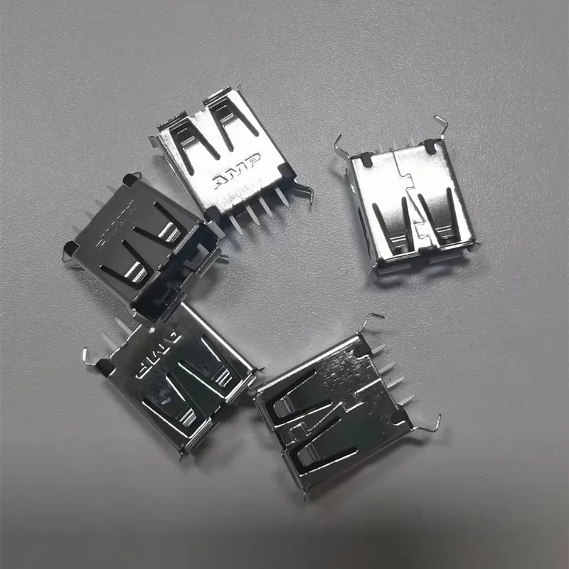 5 pieces/batch  1734366-1 original  Tyco USB 2.0 Type socket A female USB socket connector