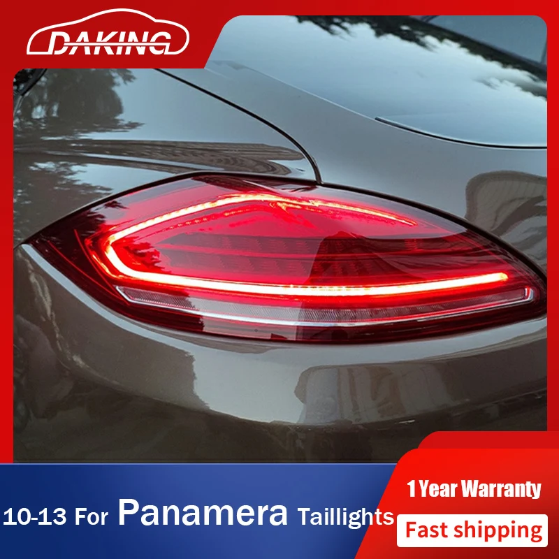 Upgrade Taillights For Porsche Panamera 970.1 2011-2013 Tail Light Rear LED DRL Animation Dynamic Turn Signal Lamp Auto Assembly