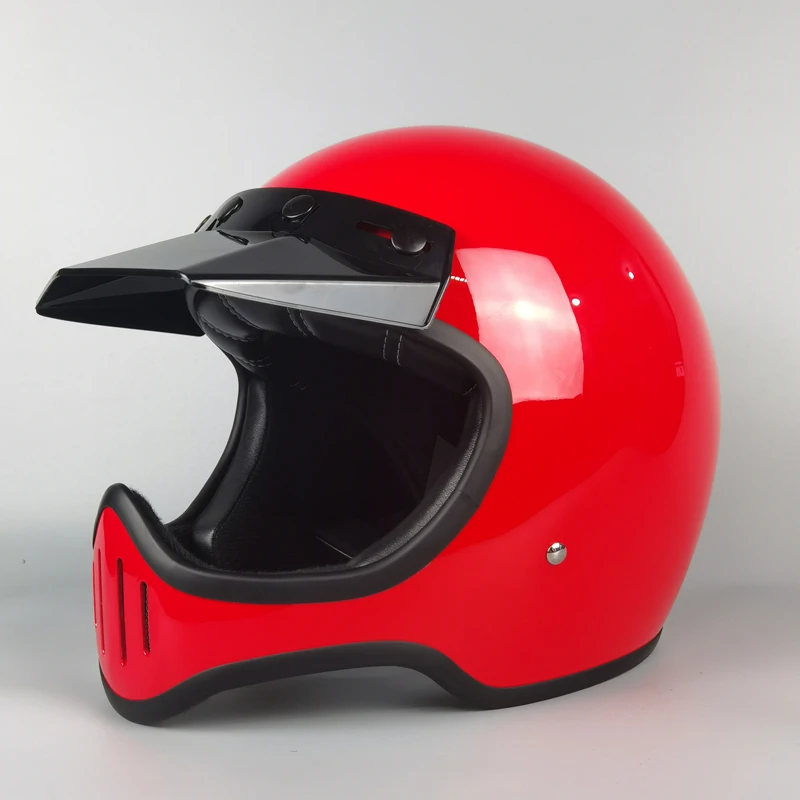 

Высокопрочный классический ретро-шлем из стекловолокна, для мотоциклов Harley и защитных шлемов для круизных мотоциклов в стиле ретро.