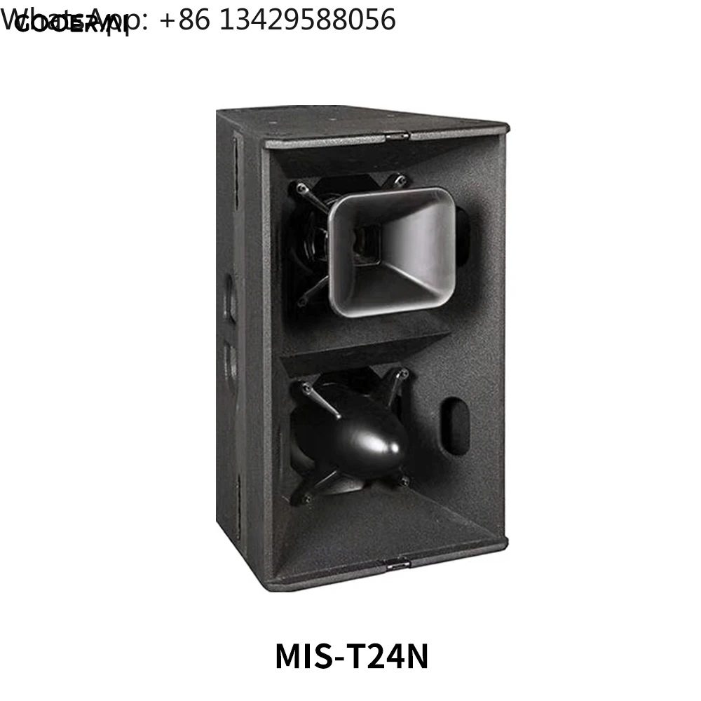 

Top Sales T24N Double 12 Inch Stage Dj Sound Remote Loudspeaker