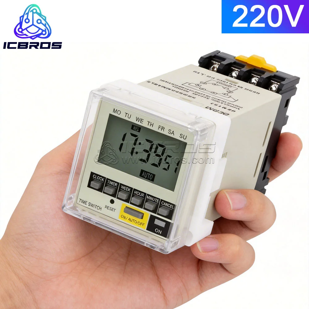 TO3 Cycle Microcomputer Control Groups Timer  T03 controller 220V timing switch Cycle Forever Operational