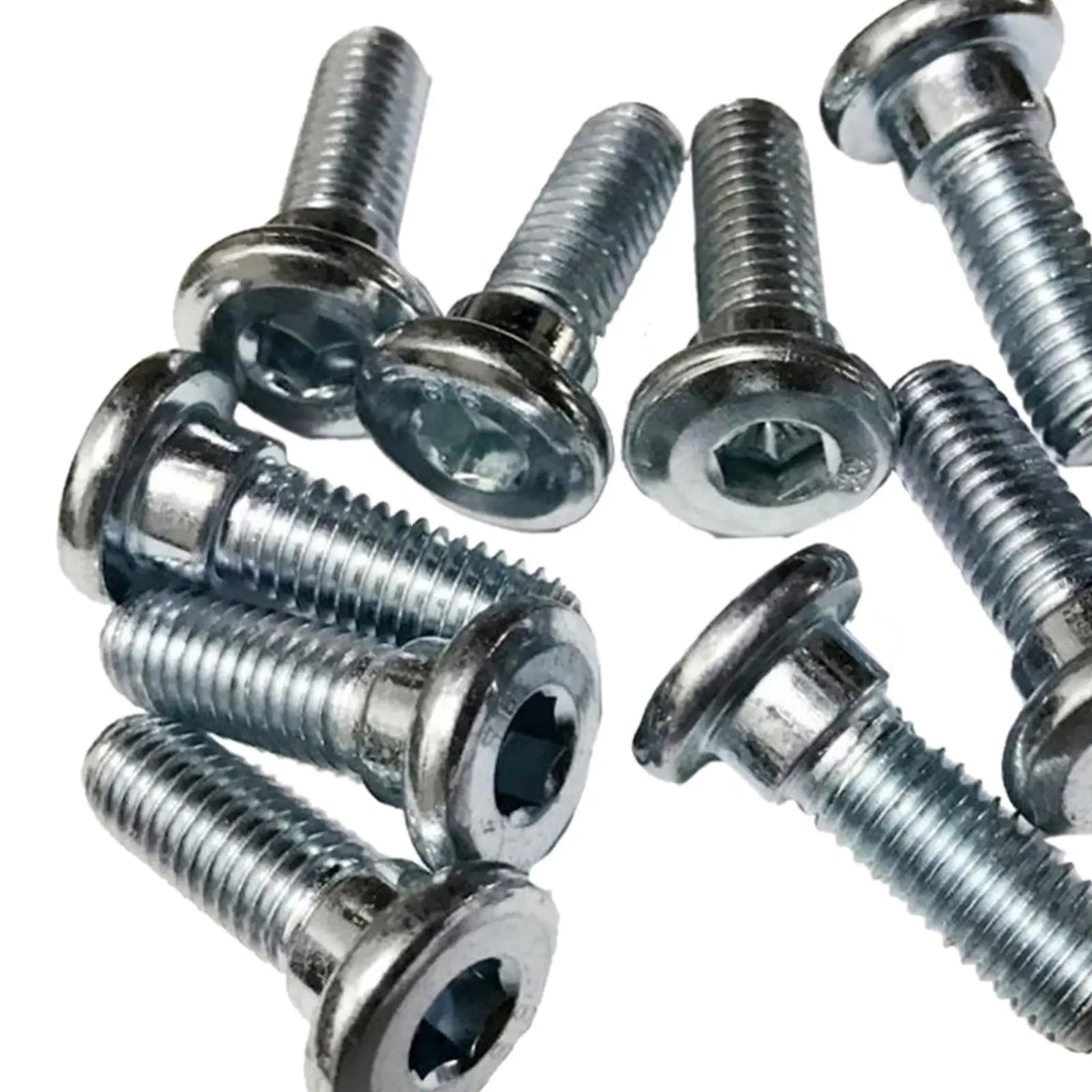 10 Pieces Brake Disc Rotor Screws Replace Parts Lightweight Easy to Install Stainless Steel Motorcycle Disc Brake Rotor Bolt view 4