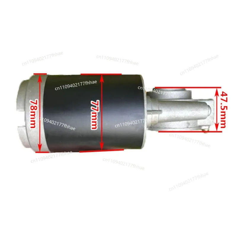 AC220V Rectifier Turbine Worm DC Deceleration Motor High Power and High Torque Permanent Magnet DC Motor