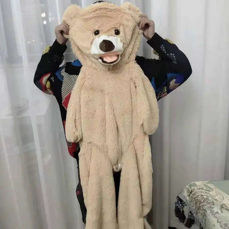 100cm-260cm America gigante orso peluche pelle morbida popolare compleanno e regali di san valentino per ragazze ragazzi regalo