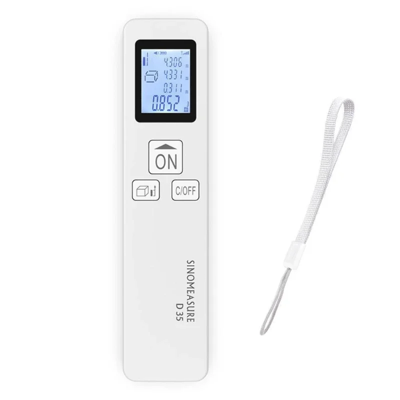 D35 Mini Infrarot Entfernungsmesser Messgerät Hochpräzises tragbares Laserraummessgerät
