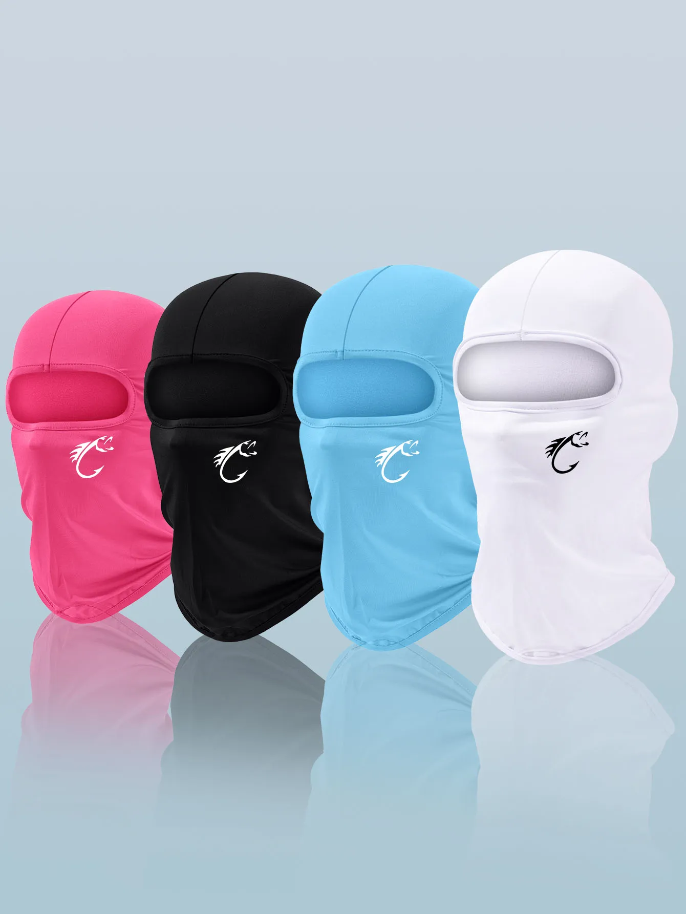 1/3PC Vibrant Full Head and Neck Mask | Breathable Quick Drying Mesh Dust and Wind Resistant | Cycling/Hiking/Commuting