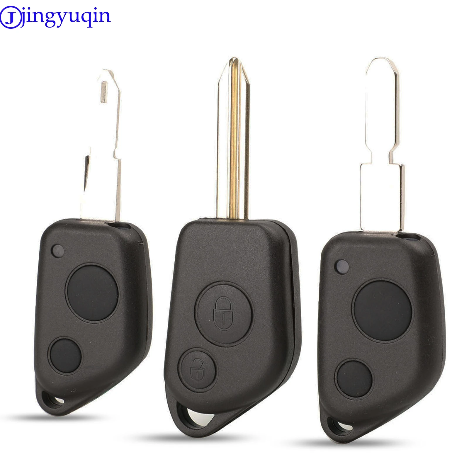 jingyuqin Remote Car Key Case For Citroen Elysee Saxo Xsara Picasso Berlingo C2 C3 for Peugeot 106 206 306 205 405