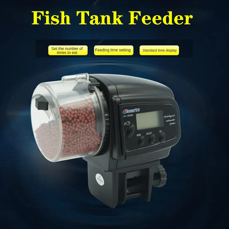 

Intelligent Timing Fish Tank Feeder Automatic Feeder Aquarium Feed Feeder Large-Capacity Ornamental Fish Feeder