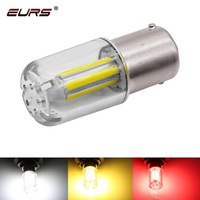 1X P21W BA15S LED 1156 BAY15D 1157 P21/5W LED Bulb COB Car LED Turn Signal Light Brake Reverse Lamp DRL 12V 24V Red White Yellow