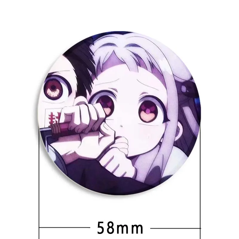 Toilet Bound Hanako Kun Anime Badges on Backpack Accessories NENE Manga Icons Pins Cartoon Brooches for Clothes Bag Decor Gifts