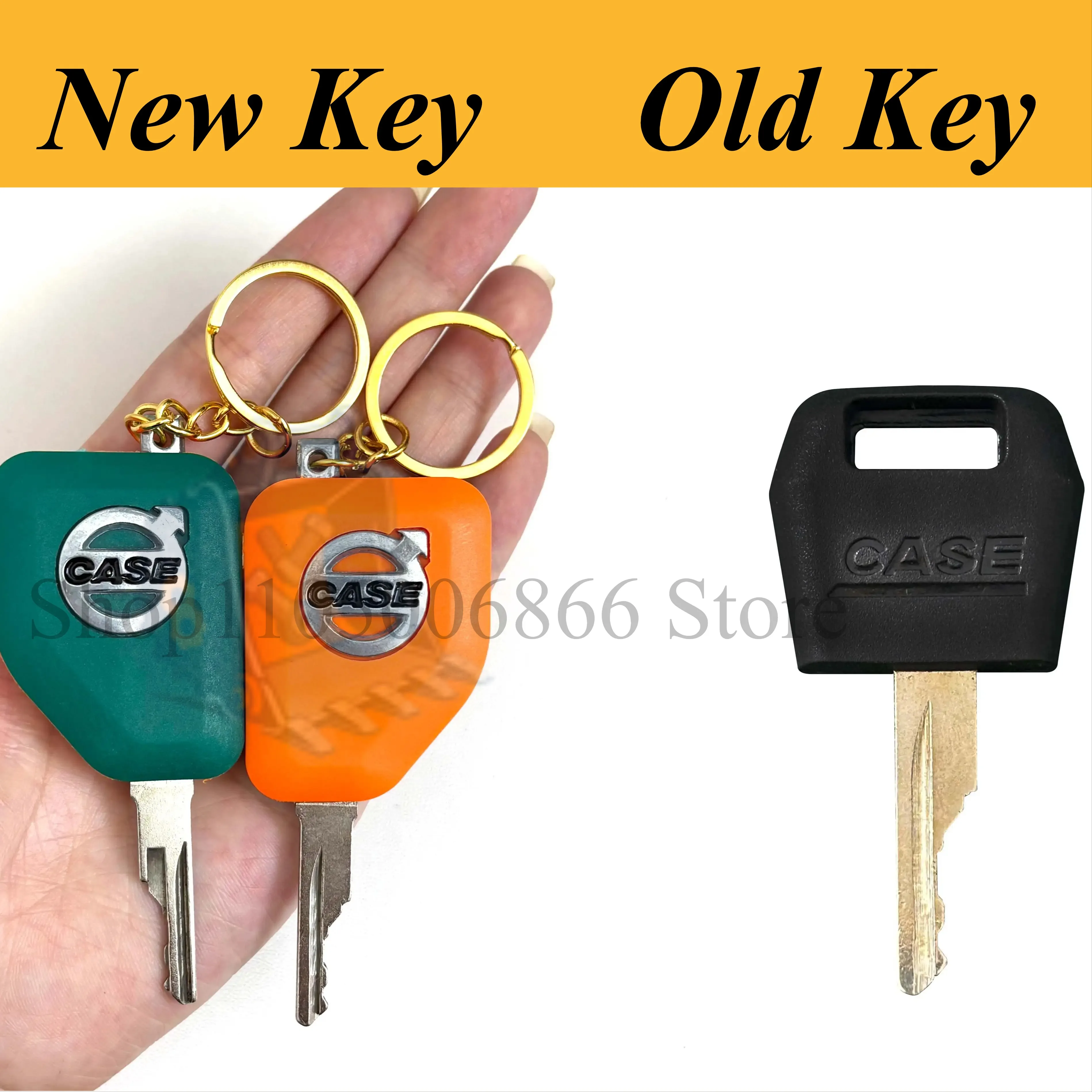 

10Pcs/3pcs/5pcs/1pc Ignition D250 New Key For Case Skid Steer Loader Case International Tractor 1835c Skid High Quality