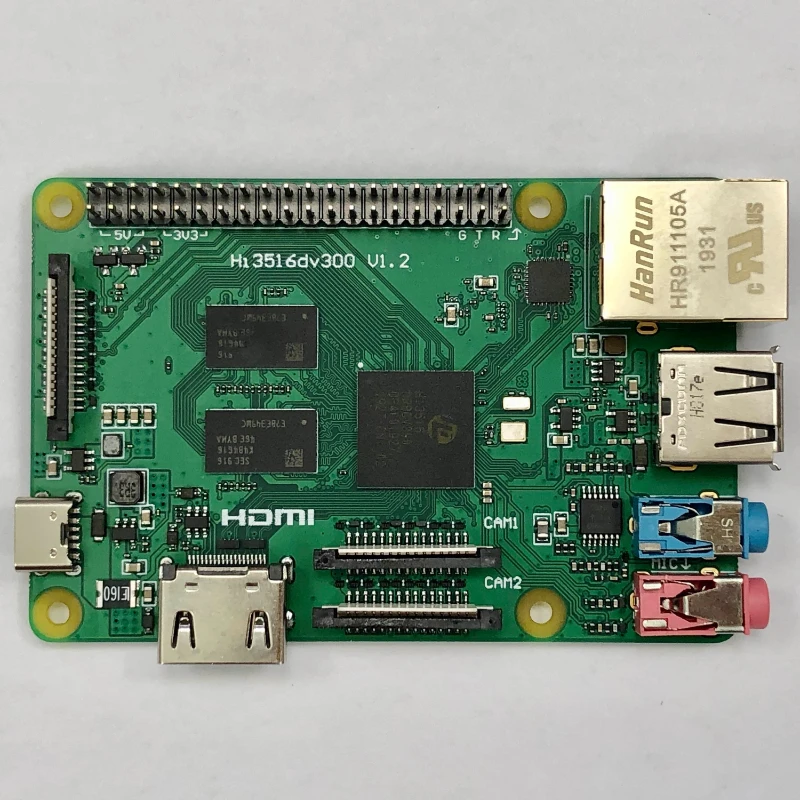 Hi3516dv300 Binocular Camera Development Board Neural Network for Deep Learning Compatible with Raspberry Pi