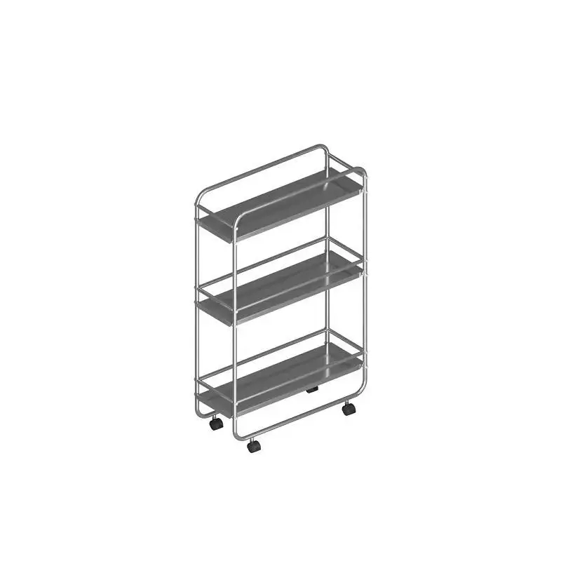 

Shelf Floor-to-ceiling multi-layer movable trolley Multifunctional storage rack