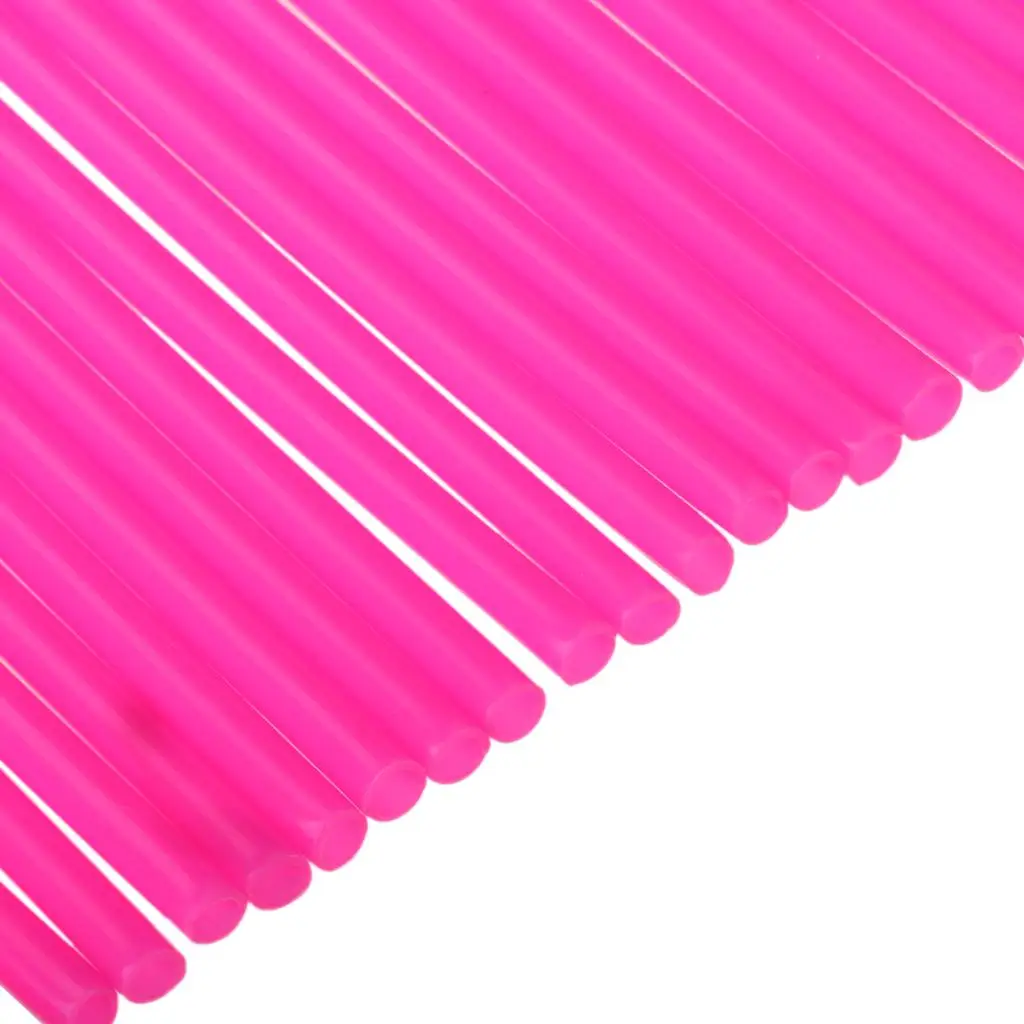 Universal Spoke Wrap Kit Rim Cover Plastic Skin for Motorcycle Wheels Front and Rear for Motocross Bikes 19 to 21 Inch