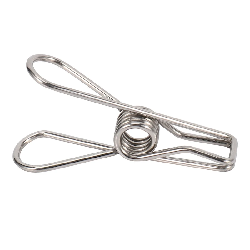 

96 Pcs Stainless Steel Wire Clip, Multi-Function Clip, Utility Clip Pins Hanging Clip Office Fastener