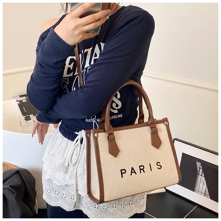 

Summer 2025 Woven Tote Bag - Boho Straw Shoulder Bag, Large Capacity Crossbody Purse for Women