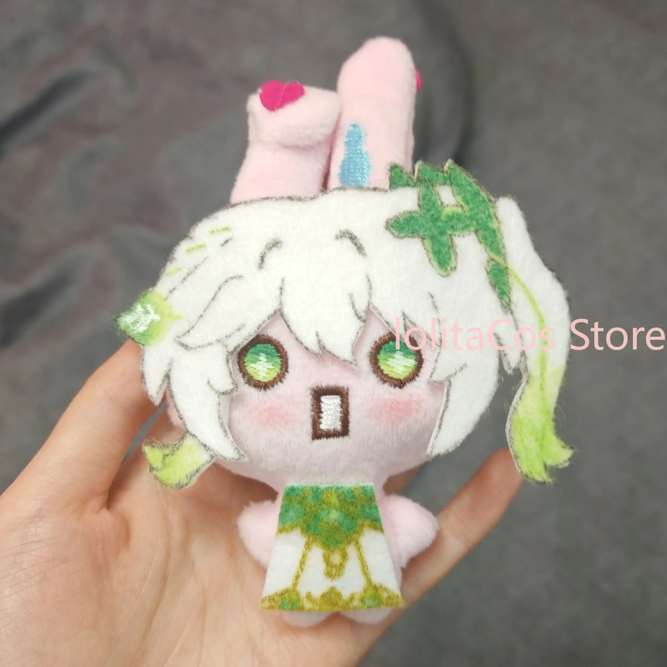 Genshin Impact Furina Hu Tao Kazuha Nahida Handmade Plush Doll Anime Stuffed Toy Bunny Keychain Pendant Gift Birthday Cosplay view 3