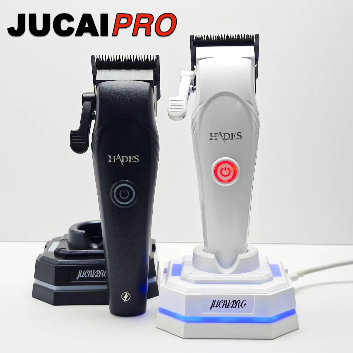 JUCAI PRO Professional Electric Hair Clipper JCS1 Super Fast Charging Men's Hair Trimmer DLC High Carbon Steel Blade 3200mAh