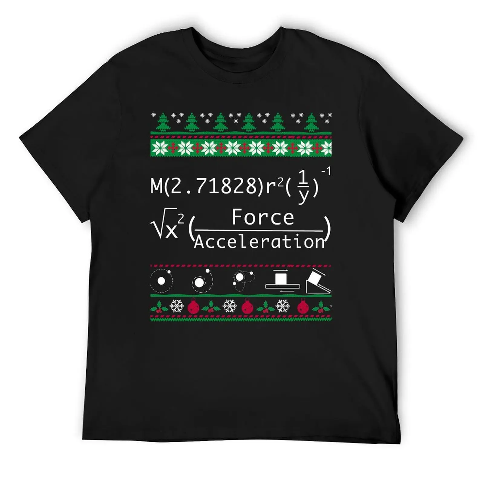 

Funny Physics Christmas Sweater T Shirt-Merry Xmas in Physics for Women Men T-Shirt topping oversized t shirt men