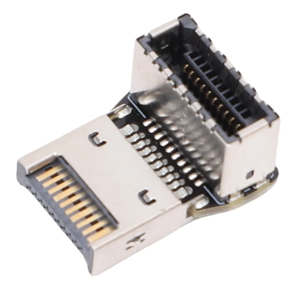 10G USB3.1 Type E Adapter 90 Degree TYPE-E Interface USB3.1 Type E Header Converter PH76EE-A Front Panel Internal Connector