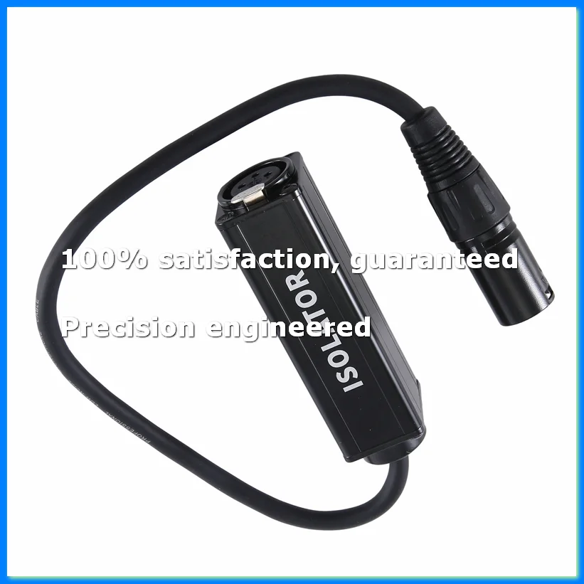 Audio Cable Isolator XLR Eliminates Noise Ground Loop Audio Isolator Current Sound Eliminates Noise, Female to Male-DTA9