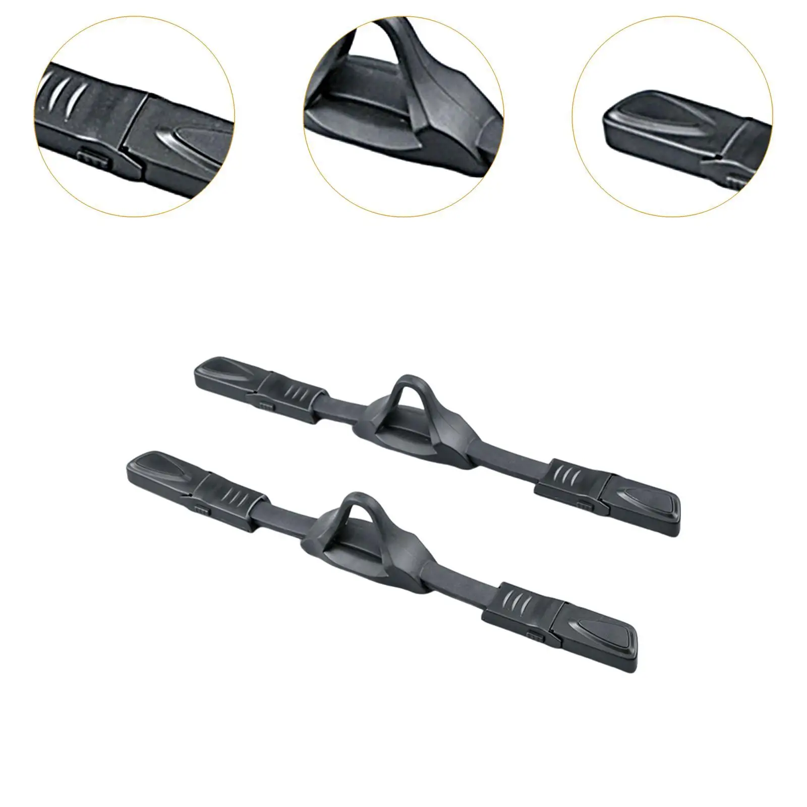 قطعتان من أشرطة زعانف الغوص قابلة للتعديل من السيليكون وخفيفة الوزن ومريحة #5