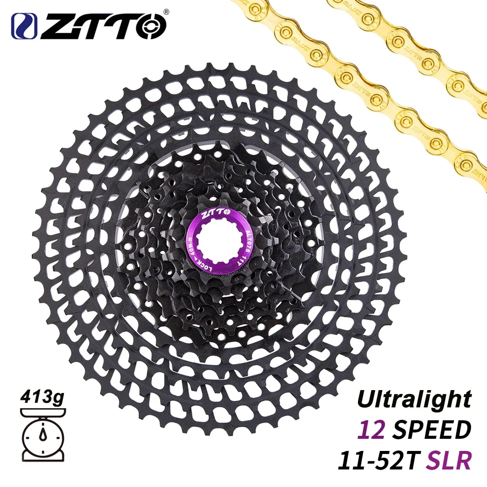 Ztto超軽量マウンテンバイクカセット,12スピード,11-52t,slabide,12 s