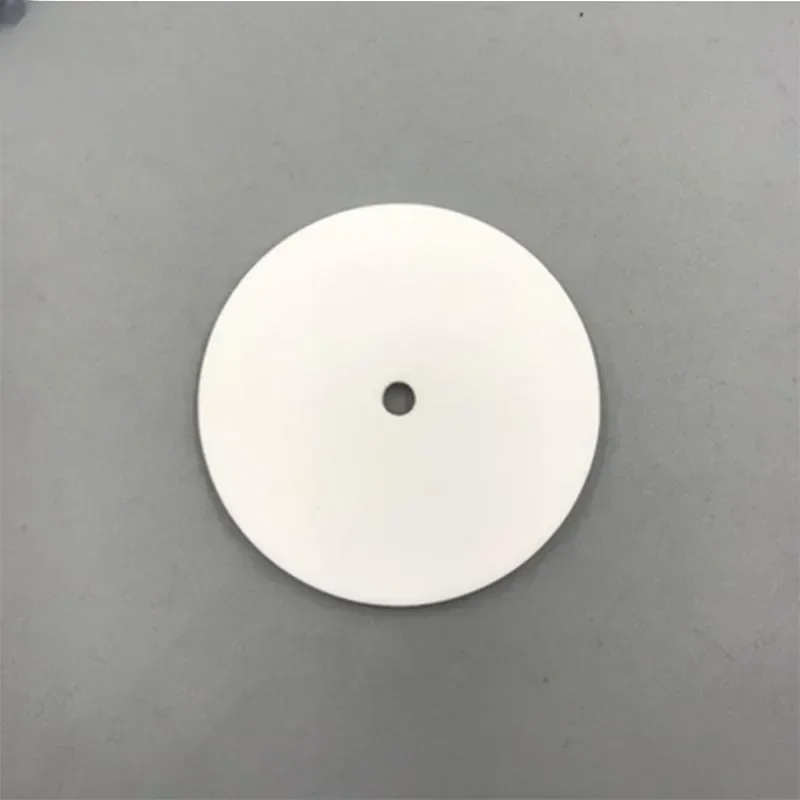 10PCS Insulated Heat Dissipation Ceramic Wafers Al2O3 95 Alumina Round Plate With Hole Aluminum Oxide Electric Ceramics