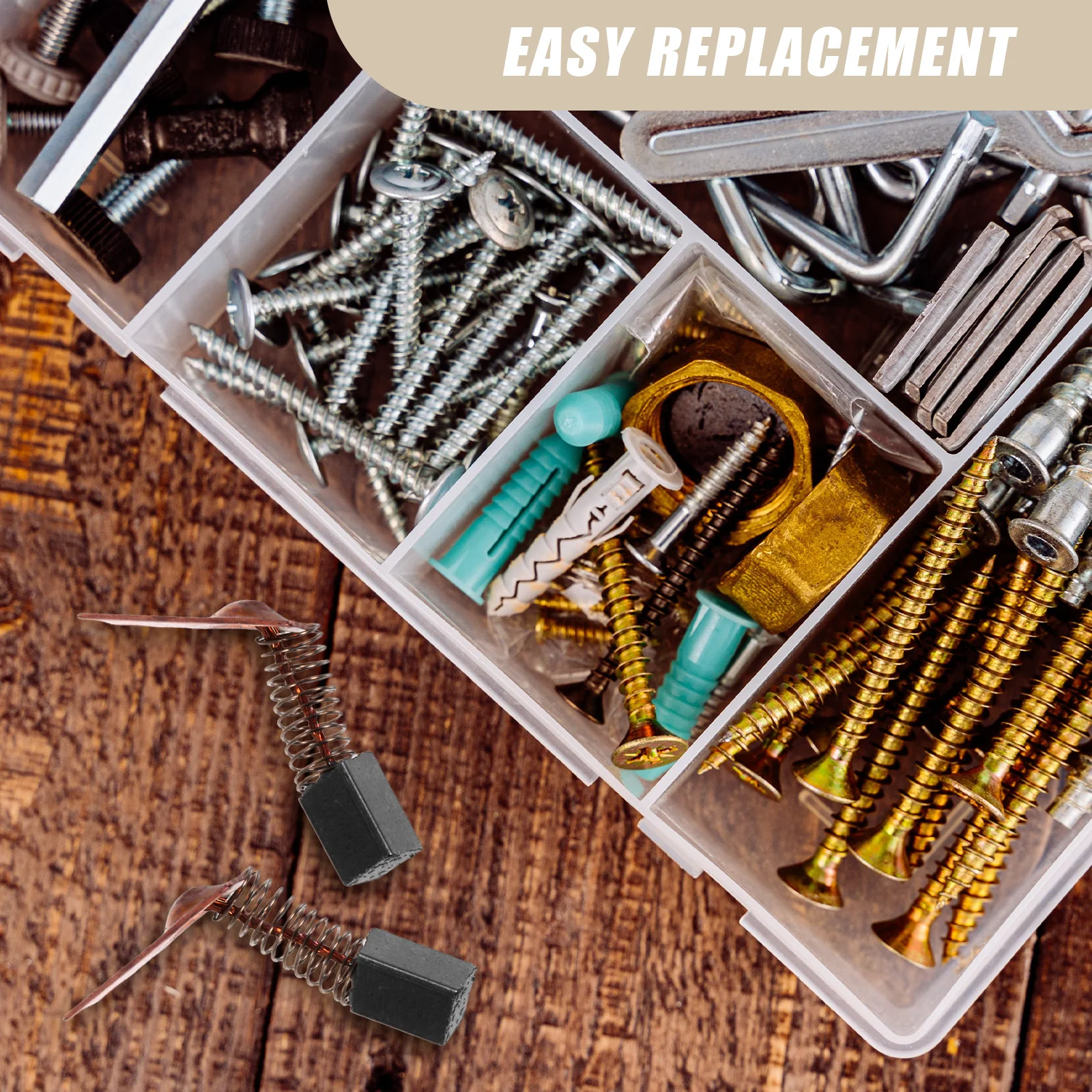 5Pairs Carbon Brushes for Power Tools Electric Motor Replacement Hand Drill Accessories Set Brush Motor Drill Set