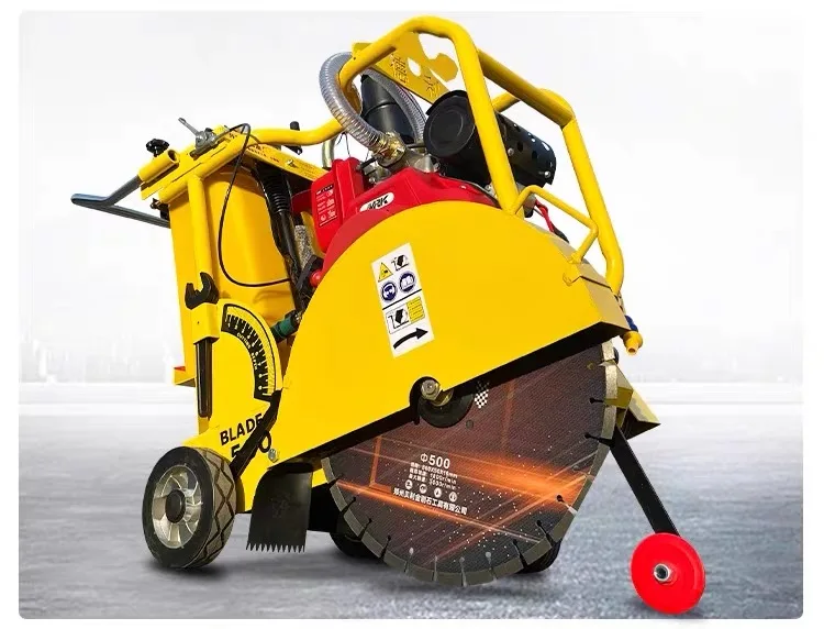 500mm Concrete Road Cutting Machine Diesel Gasoline Engine Pavement Floor Saw Cutter