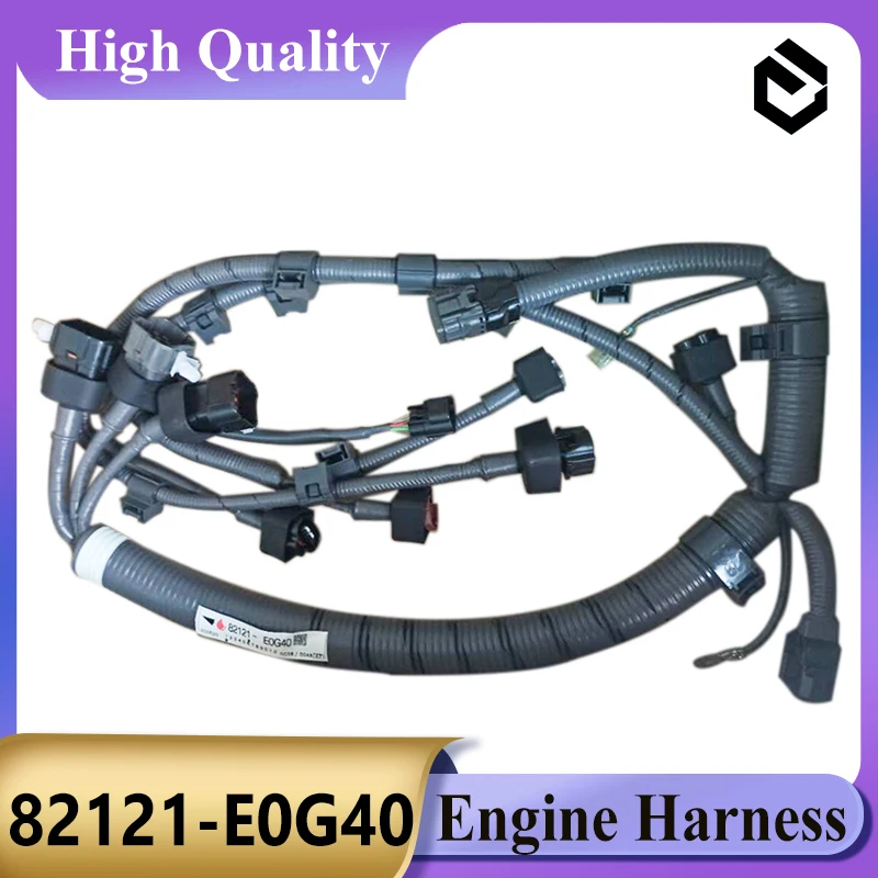 VH82121-E0G40 J05E Engine Wire Harness 82121-E0G40 for Engine J05E Kobelco SK200-8 SK250-8 Excavator Parts