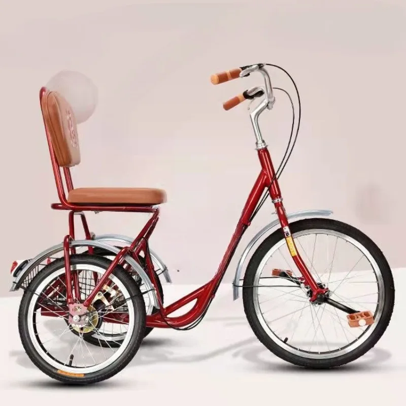Human-powered adult foot pedal outward figure-eight small fitness foot pedal bicycle