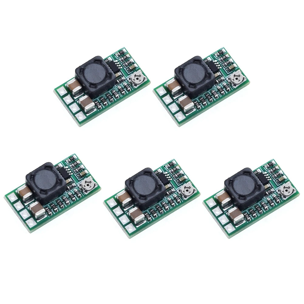 Mini DC-DC Step-Down Converter Module 4-24V to 5V for Car USB Charger DIY Electronics and Phone Power